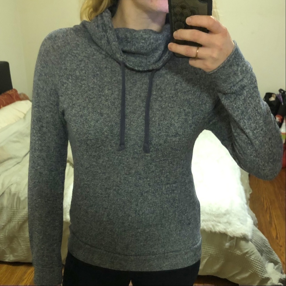 Derek Heart Blue Cowl Neck Sweater Size S